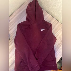 Maroon Nike Kids sweater